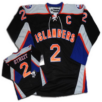 Best Quality New York Islanders 2 Mark Streit 3rd Third Black NHL Hockey Jersey